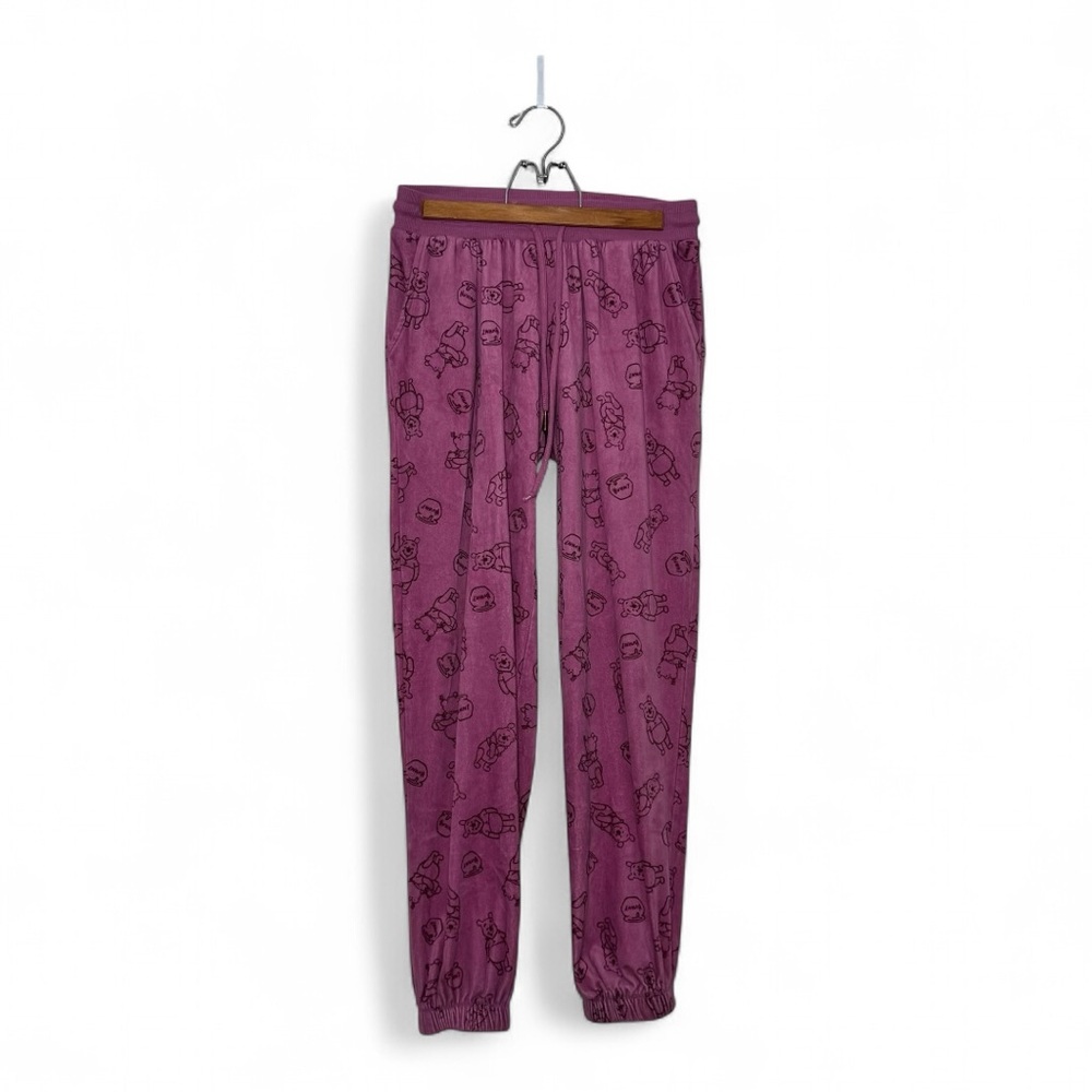 Disney Winnie the Pooh Pajama Set Women’s Small Pink Lounge Sleepwear Cute - Picture 6 of 13